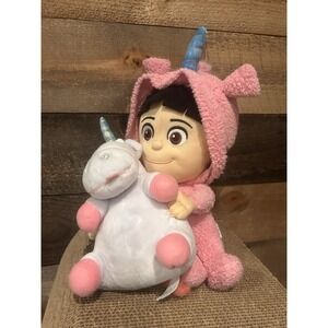Universal Studios Despicable Me Minion Mayhem Agnes in Unicorn Pajamas Plush 16"